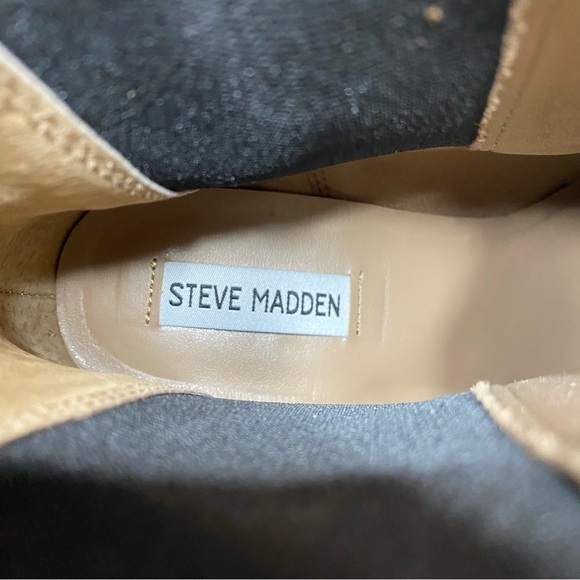 Steve Madden Rhiannon Cognac Suede Chelsea Bootie 10M - Picture 13 of 15